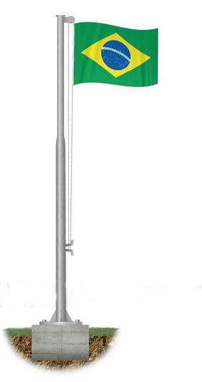 Mastro de Tubo de A�o Galvanizado � Fogo